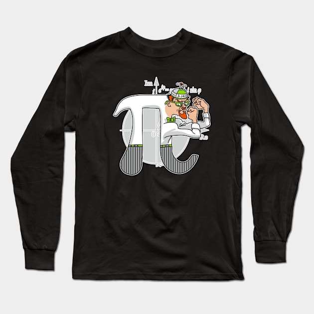 Fighting Pirish Pi Day Symbol Long Sleeve T-Shirt by Mudge